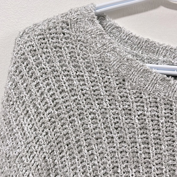 HABITAT By the Sea Fisherman Rib Pullover - Cotton Dolman Sleeves - Smoke - M - Picture 8 of 11